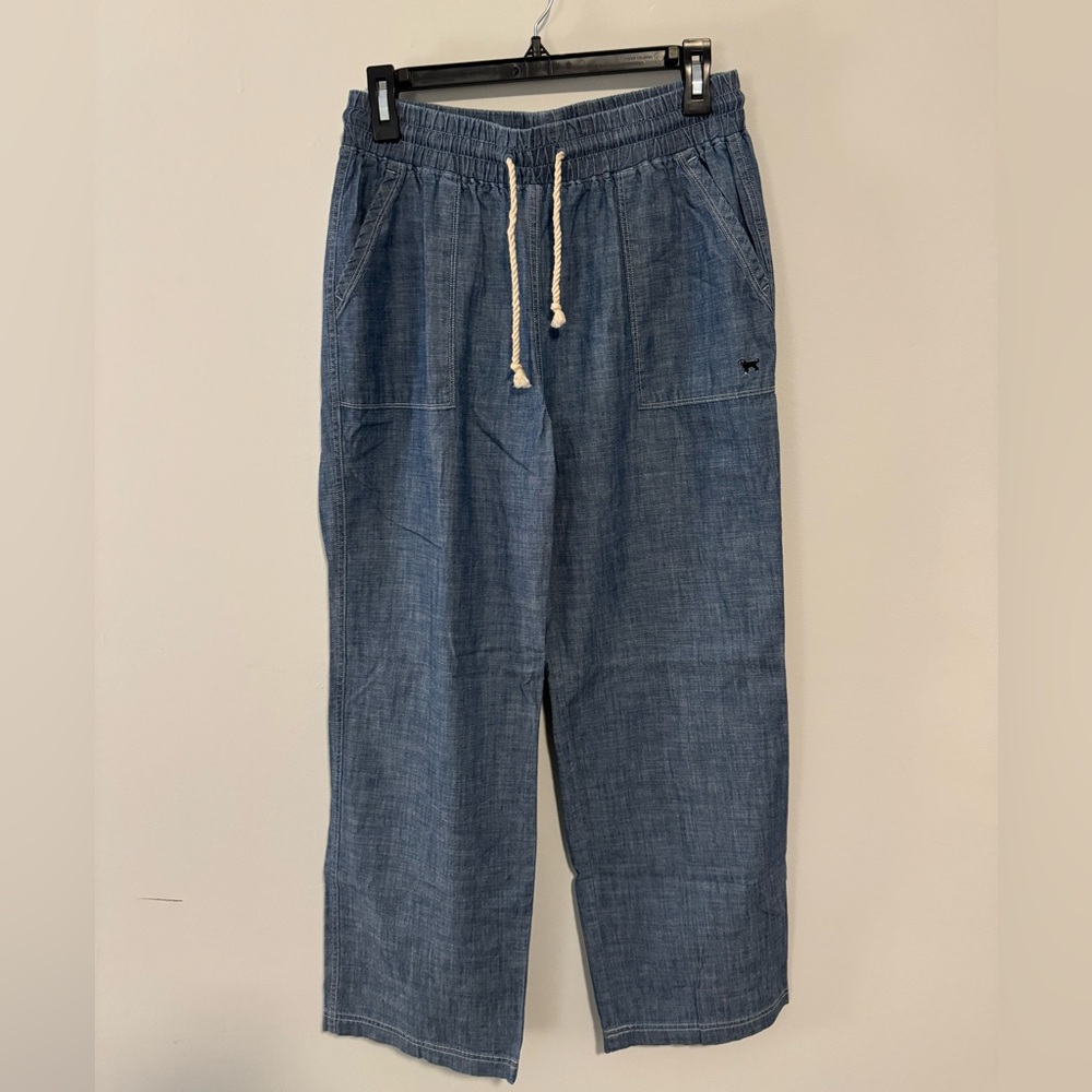 Ladies Castle Chambray Drawstring Pants